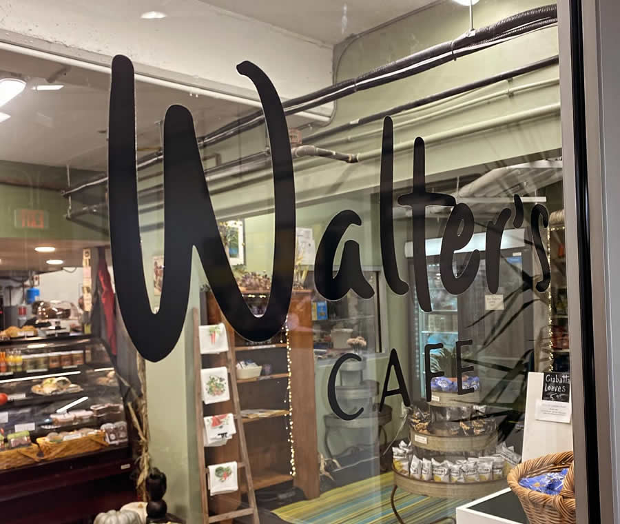 Walters Cafe Front Door